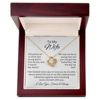 Load image into Gallery viewer, Gift for Wife &quot;I feel blessed every day to have you by my side&quot; Necklace 💖
