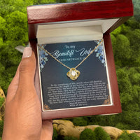 Load image into Gallery viewer, To my Beautiful Wife - Love Knot Necklace
