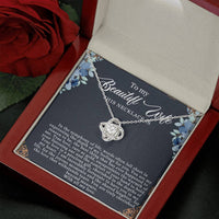 Load image into Gallery viewer, To my Beautiful Wife - Love Knot Necklace
