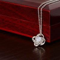 Load image into Gallery viewer, Seal Your Eternal Bond with the Exquisite Love Knot Necklace/Valentine&#39;s Gift for Mom
