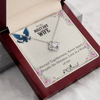 Load image into Gallery viewer, To My Military Wife, Anniversary Gift, Birthday Gift, Mother&#39;s Day Gift, Valentine&#39;s Gift, Necklace Gift for wife
