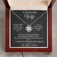 Load image into Gallery viewer, To My Beautiful Wife/Birthday Gift/Valentine&#39;s Gift Idea/Anniversary Gift/Mother&#39;s Day Gift
