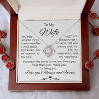 Load image into Gallery viewer, Gift for Wife &quot;You mean the world to me&quot; Necklace

