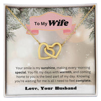 Load image into Gallery viewer, To My Wife - Your smile is my sunshine, making every morning special.
