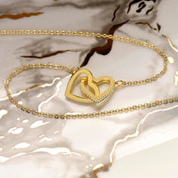 Load image into Gallery viewer, To my Wife - Interlocking Hearts Necklace
