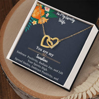 Load image into Gallery viewer, To My Lovely Wife, Anniversary Gift for Wife, Birthday Gift, Mother&#39;s Day Gift, Valentine&#39;s Gift, Necklace Gift for Wife
