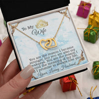 Load image into Gallery viewer, To My Wife, Anniversary Gift, Birthday Gift, Valentine&#39;s Gift Idea, Mother&#39;s Day Gift Necklace
