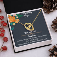 Load image into Gallery viewer, To My Lovely Wife, Anniversary Gift for Wife, Birthday Gift, Mother&#39;s Day Gift, Valentine&#39;s Gift, Necklace Gift for Wife
