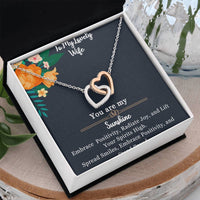 Load image into Gallery viewer, To My Lovely Wife, Anniversary Gift for Wife, Birthday Gift, Mother&#39;s Day Gift, Valentine&#39;s Gift, Necklace Gift for Wife
