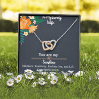 Load image into Gallery viewer, To My Lovely Wife, Anniversary Gift for Wife, Birthday Gift, Mother&#39;s Day Gift, Valentine&#39;s Gift, Necklace Gift for Wife
