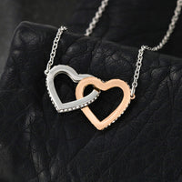 Load image into Gallery viewer, To my Wife -Interlocking Hearts Necklace
