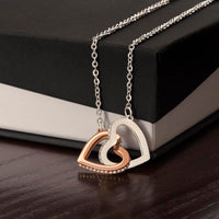 Load image into Gallery viewer, To my Wife -Interlocking Hearts Necklace
