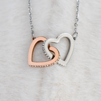Load image into Gallery viewer, To my Wife - Interlocking Hearts Necklace
