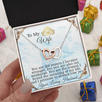 Load image into Gallery viewer, To My Wife, Anniversary Gift, Birthday Gift, Valentine&#39;s Gift Idea, Mother&#39;s Day Gift Necklace
