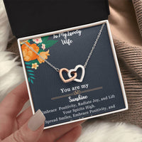 Load image into Gallery viewer, To My Lovely Wife, Anniversary Gift for Wife, Birthday Gift, Mother&#39;s Day Gift, Valentine&#39;s Gift, Necklace Gift for Wife
