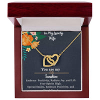 Load image into Gallery viewer, To My Lovely Wife, Anniversary Gift for Wife, Birthday Gift, Mother&#39;s Day Gift, Valentine&#39;s Gift, Necklace Gift for Wife
