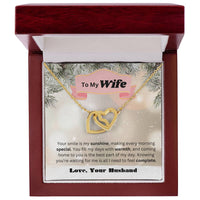 Load image into Gallery viewer, To My Wife - Your smile is my sunshine, making every morning special.
