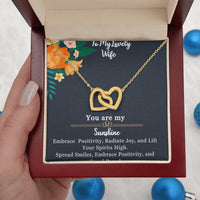 Load image into Gallery viewer, To My Lovely Wife, Anniversary Gift for Wife, Birthday Gift, Mother&#39;s Day Gift, Valentine&#39;s Gift, Necklace Gift for Wife
