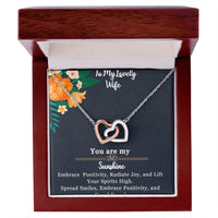 Load image into Gallery viewer, To My Lovely Wife, Anniversary Gift for Wife, Birthday Gift, Mother&#39;s Day Gift, Valentine&#39;s Gift, Necklace Gift for Wife
