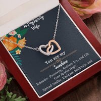Load image into Gallery viewer, To My Lovely Wife, Anniversary Gift for Wife, Birthday Gift, Mother&#39;s Day Gift, Valentine&#39;s Gift, Necklace Gift for Wife
