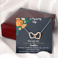 Load image into Gallery viewer, To My Lovely Wife, Anniversary Gift for Wife, Birthday Gift, Mother&#39;s Day Gift, Valentine&#39;s Gift, Necklace Gift for Wife
