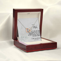 Load image into Gallery viewer, To my Wife - Interlocking Hearts Necklace
