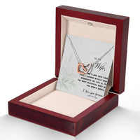 Load image into Gallery viewer, To my Wife - Interlocking Hearts Necklace
