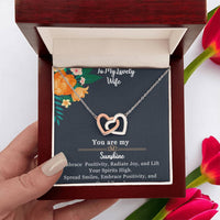 Load image into Gallery viewer, To My Lovely Wife, Anniversary Gift for Wife, Birthday Gift, Mother&#39;s Day Gift, Valentine&#39;s Gift, Necklace Gift for Wife
