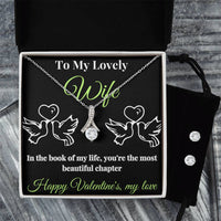 Load image into Gallery viewer, Alluring Beauty Necklace and Cubic Zirconia Earring Set - Unveil Radiance and Elegance
