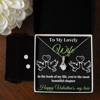 Load image into Gallery viewer, Alluring Beauty Necklace and Cubic Zirconia Earring Set - Unveil Radiance and Elegance
