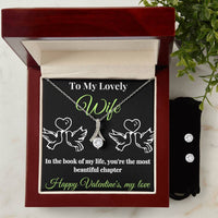 Load image into Gallery viewer, Alluring Beauty Necklace and Cubic Zirconia Earring Set - Unveil Radiance and Elegance
