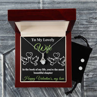 Load image into Gallery viewer, Alluring Beauty Necklace and Cubic Zirconia Earring Set - Unveil Radiance and Elegance
