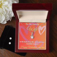 Load image into Gallery viewer, Alluring Beauty Necklace and Cubic Zirconia Earring Set - A Dazzling Surprise for Your Special Moment
