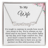 Load image into Gallery viewer, To My Wife - I&#39;m grateful every day to have you as my partner.
