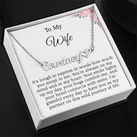 Load image into Gallery viewer, To My Wife - I&#39;m grateful every day to have you as my partner.
