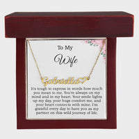 Load image into Gallery viewer, To My Wife - I&#39;m grateful every day to have you as my partner.
