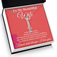 Load image into Gallery viewer, Eternal Love: Personalized Vertical Name Necklace for Her
