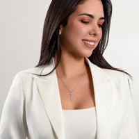 Load image into Gallery viewer, Eternal Love: Personalized Vertical Name Necklace for Her
