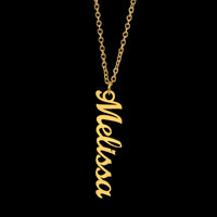 Load image into Gallery viewer, Eternal Love: Personalized Vertical Name Necklace for Her
