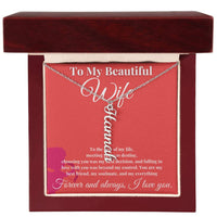 Load image into Gallery viewer, Eternal Love: Personalized Vertical Name Necklace for Her
