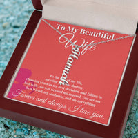 Load image into Gallery viewer, Eternal Love: Personalized Vertical Name Necklace for Her
