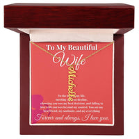 Load image into Gallery viewer, Eternal Love: Personalized Vertical Name Necklace for Her
