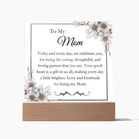 Load image into Gallery viewer, To My Mom - Love and Gratitude for being my Mom
