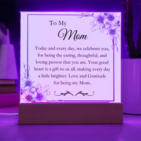 Load image into Gallery viewer, To My Mom - Love and Gratitude for being my Mom
