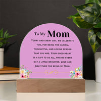 Load image into Gallery viewer, To My Mom - Love and Gratitude for being my Mom.
