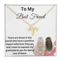 Load image into Gallery viewer, Capture Her Joy with the Zodiac Name Necklace
