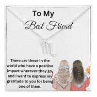 Load image into Gallery viewer, Capture Her Joy with the Zodiac Name Necklace
