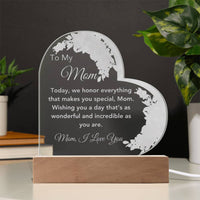 Load image into Gallery viewer, To My Mom - Love and Gratitude for being my Mom.
