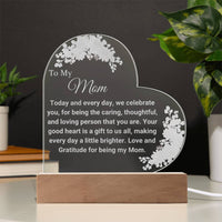 Load image into Gallery viewer, To My Mom - Love and Gratitude for being my Mom.
