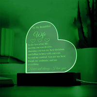 Load image into Gallery viewer, Illuminate Your Moments with our Engraved Acrylic Plaque – A Timeless Expression of Love and Appreciation
